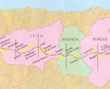 French Way Route Map